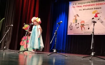 Nasze dzieci na Międzyprzedszkolnym Festiwalu Piosenki Dziecięcej 