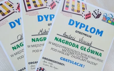 ROZSTRZYGNIĘCIE MIĘDZYPRZEDSZKOLNEGO KONKURSU MATEMATYCZNEGO pod hasłem &#34;ZAGRAJMY RAZEM&#34;