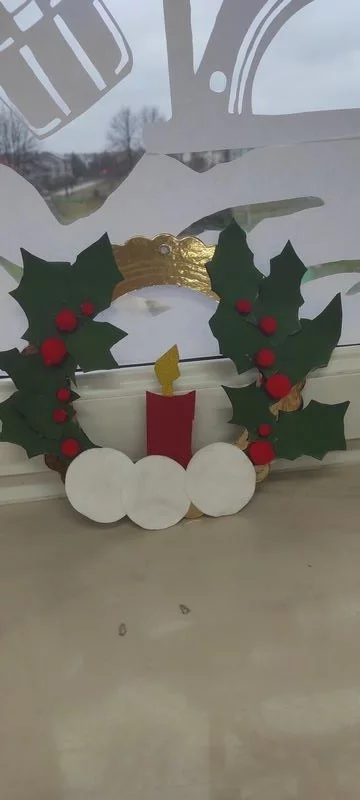 Michasia i Łucja z grupy SKRZATY wyróżnione w konkursie "Świąteczna ozdoba"