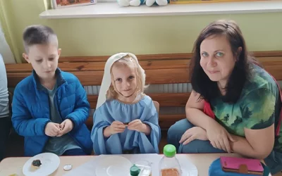 Jasełka w grupie Smerfy