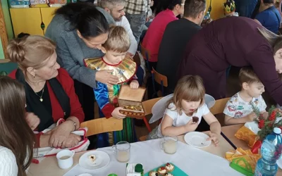 Jasełka w grupie Smerfy