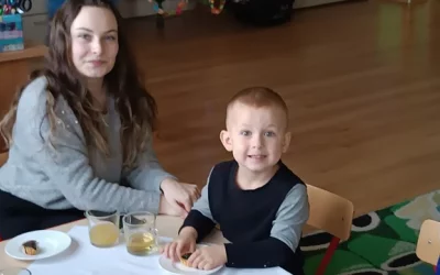 Jasełka w grupie Smerfy