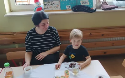 Jasełka w grupie Smerfy