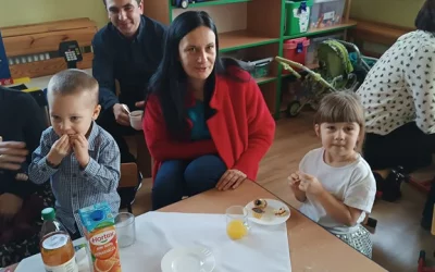 Jasełka w grupie Smerfy