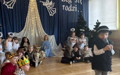 Jasełka w grupie Smerfy