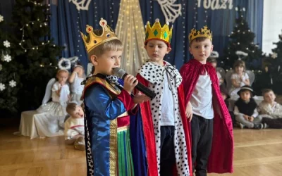 Jasełka w grupie Smerfy