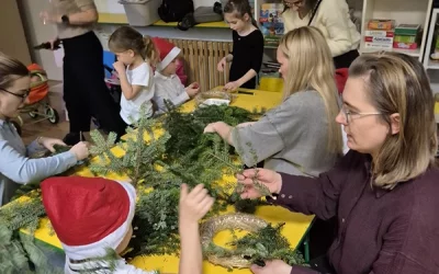 Warsztaty świąteczne w grupie Motylki
