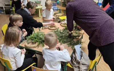 Warsztaty świąteczne w grupie Motylki