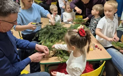 Warsztaty świąteczne w grupie Motylki