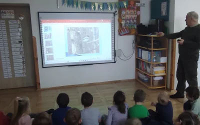 Spotkanie z panem leśniczym w grupie "Skrzaty"