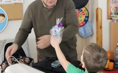 Spotkanie z panem leśniczym w grupie "Skrzaty"