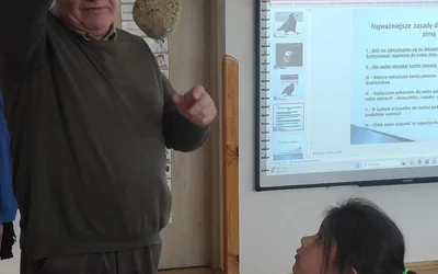 Spotkanie z panem leśniczym w grupie "Skrzaty"