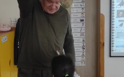 Spotkanie z panem leśniczym w grupie "Skrzaty"