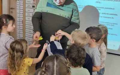 Spotkanie z panem leśniczym w grupie "Skrzaty"