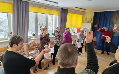 Dzień Babci i Dziadka w grupie "Sówki"