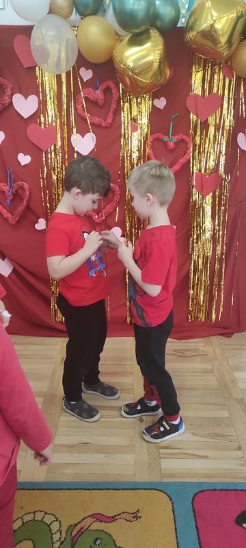 Dzień Świętego Walentego w grupie SKRZATY 