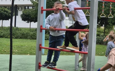 Motylki i Tygryski na siłowni